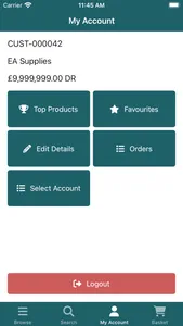 GOb2b® Ordering App screenshot 1