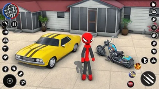 Stickman Rope Hero Simulator screenshot 1