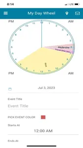 MyDayWheel screenshot 2