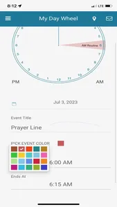 MyDayWheel screenshot 3
