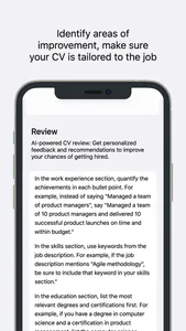 Generavitae: AI resume builder screenshot 5