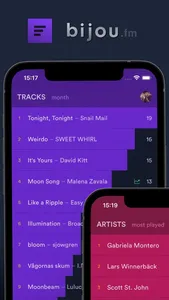bijou for Last.fm screenshot 0