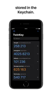 TwinKey Authenticator screenshot 1