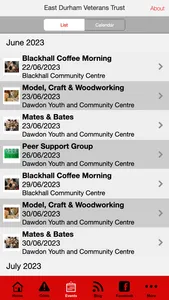 East Durham Veterans Trust App screenshot 2