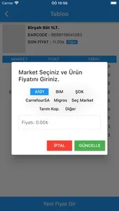 Tabloo - Barcode Fiyat Takip screenshot 2