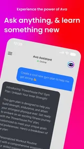 Ava - Assistant & Chatbot screenshot 1