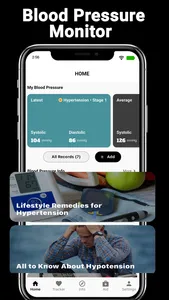 Blood Pressure Checker Diary screenshot 0