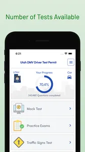 Utah DMV Driver Test Permit screenshot 2