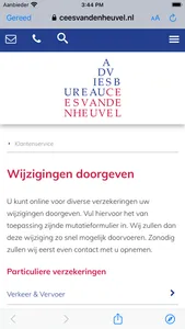 Adviesbureau Cees vd Heuvel screenshot 2