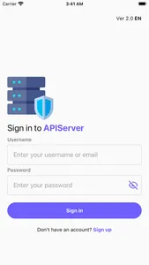 myDash - APIServer Mobile screenshot 0