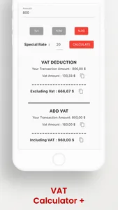 VAT Calculator + screenshot 2