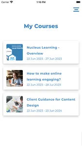 Nucleus Learning screenshot 2