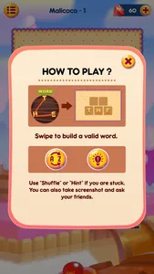 Sweet Words Puzzle screenshot 2