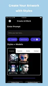 Arty - AI Image Generator screenshot 1