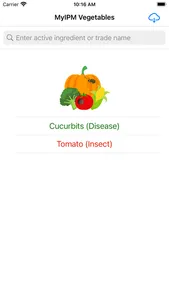MyIPM Vegetables screenshot 0