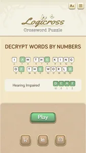 Logicross: Crossword Puzzle screenshot 0