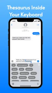 Thesaurus Keyboard - Synonyms screenshot 0