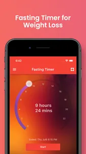 Creata Fasting Timer screenshot 0