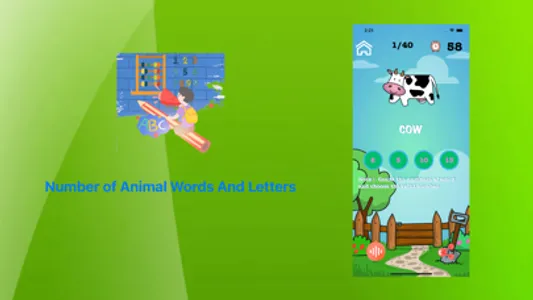 Count Letter for animal word screenshot 2