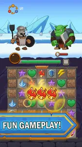 Knight Quest: Match-3 RPG screenshot 2