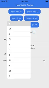 Harmonica Trainer screenshot 4