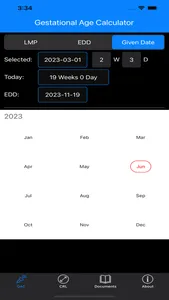 Gestational Age Calculator + screenshot 1