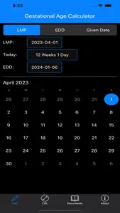 Gestational Age Calculator + screenshot 2