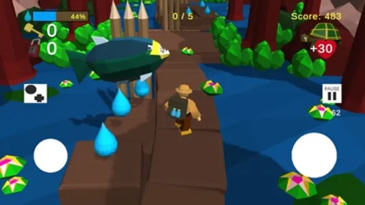 Obeebok: 3D Platformer Run screenshot 1