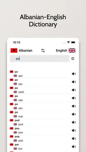 Albanian-English Dictionary screenshot 3