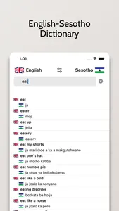 Sesotho-English Dictionary screenshot 0