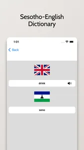 Sesotho-English Dictionary screenshot 3