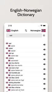 Norwegian/English Dictionary screenshot 0