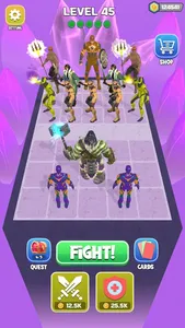 Superhero Merge Master Battle screenshot 0