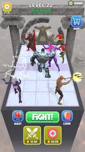 Superhero Merge Master Battle screenshot 1