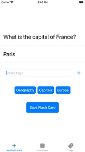 FlashTag - Flashcard Organizer screenshot 0