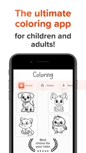 Coloring Book - Kids & Adults screenshot 0