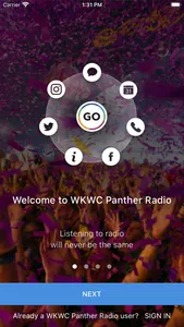 WKWC Panther Radio screenshot 0