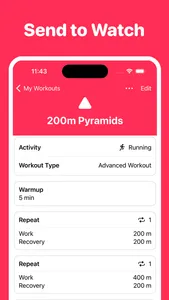 Workout Builder: Send to Watch screenshot 3