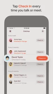 Catchup: Stay in Touch screenshot 1