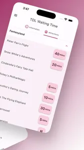 TDL Waiting Time (Unofficial) screenshot 1