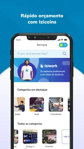 Iziwork - Ofereça Serviços screenshot 1