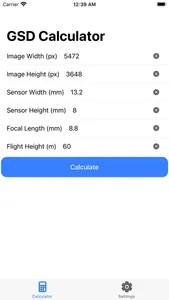 GSD Drone Calculator screenshot 0