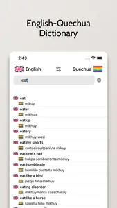 Quechua-English Dictionary screenshot 0