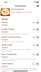 Pizza Ravens - Restaurant screenshot 2