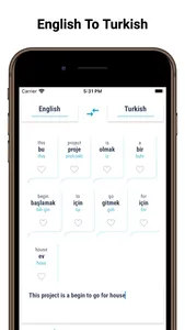 Turkish Translator Offline screenshot 1