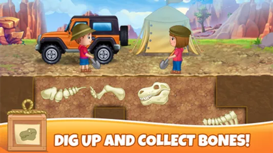 Trucks and Dinosaurs for Kids screenshot 0