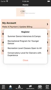 California Ballet Conservatory screenshot 2