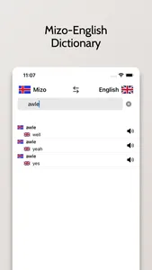 Mizo-English Dictionary screenshot 3