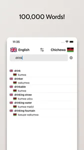 Chichewa-English Dictionary screenshot 2