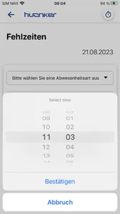 huonker Zeiterfassung V2 screenshot 5
